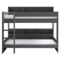 Grey Bunk Bed with Storage Shelves - Aire
