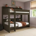 AIR005 Green Bunk Bed with Storage Shelves - Aire