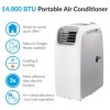 electriQ 14000 BTU Smart Portable Air Conditioner with Heat Pump