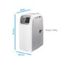 Refurbished electriQ AirFlex 14000 BTU 4kW Portable Air Conditioner
