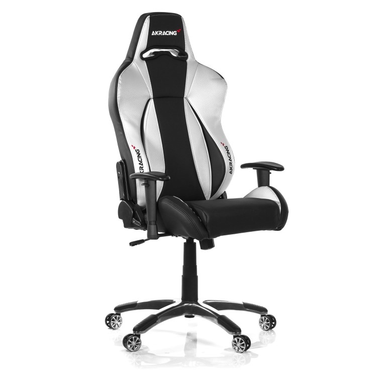 AK Racing K7002 Premium Gaming Chair - Black/Silver 