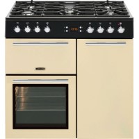 Leisure AL90F230C 90cm Dual Fuel Range Cooker With Cook Clean Liners - Cream
