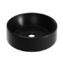 ONLY OPENED - Round Matt Black Countertop Basin 388*388*118 - Alaska