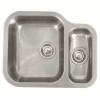 Reginox ALASKAMBL 1.5 Bowl Left Hand Small Bowl Undermount Stainless Steel Sink