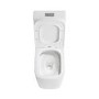 GRADE A1 - Close Coupled Rimless Closed Back Toilet with Soft Close Seat - Albi