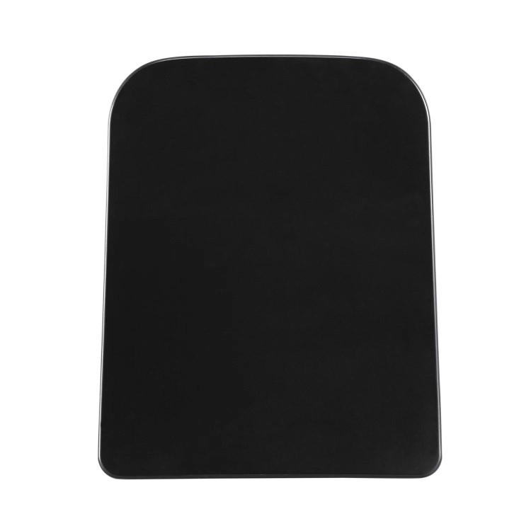 GRADE A1 - Matt Black Square Soft Close Toilet Seat with Quick Release - Albi