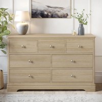 Wide Oak Chest of 7 Drawers - Alexander Wide Oak Chest of 7 Drawers - Alexander