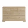 Wide Oak Chest of 7 Drawers - Alexander