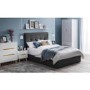 Retro White Bedside with 2 Drawers - Alicia - Julian Bowen