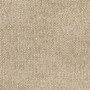 Beige Upholstered King Size Ottoman Bed with Soft Curved Headboard and Footboard - Althea