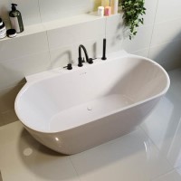 ALMOST PERFECT - Freestanding Double Ended Back to Wall Bath 1500 x 770mm - Alto