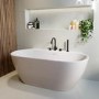 ALMOST PERFECT - Freestanding Double Ended Back to Wall Bath 1500 x 770mm - Alto