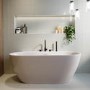 ALMOST PERFECT - Freestanding Double Ended Back to Wall Bath 1500 x 770mm - Alto