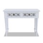 Grey Mirrored Boho Dressing Table with 2 Drawers - Alexis