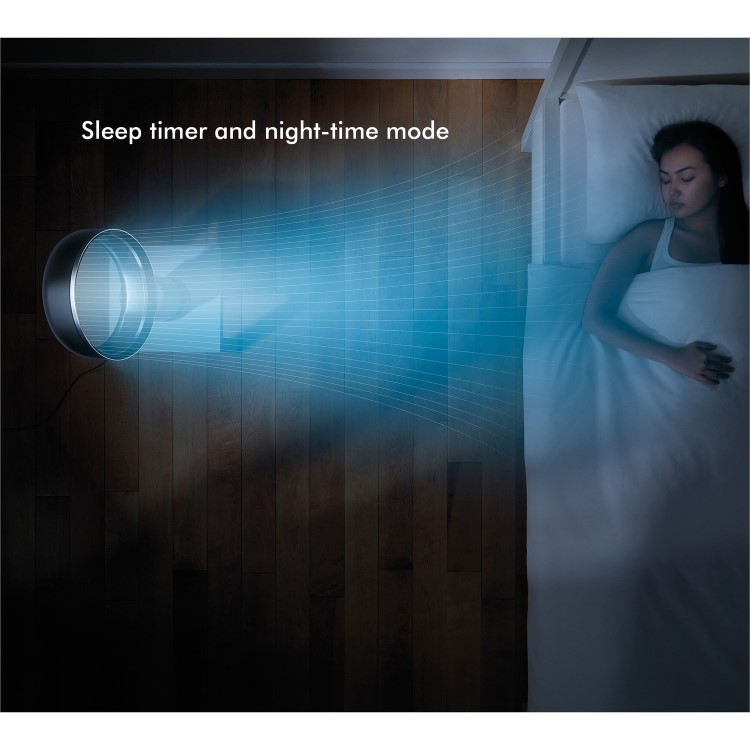 Dyson AM06 12 Inch Desk Fan - White and Silver