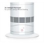 GRADE A2 - Dyson AM09 Hot and Cool Fan - White and Nickel Newest Model TurboJet with 2 year warranty