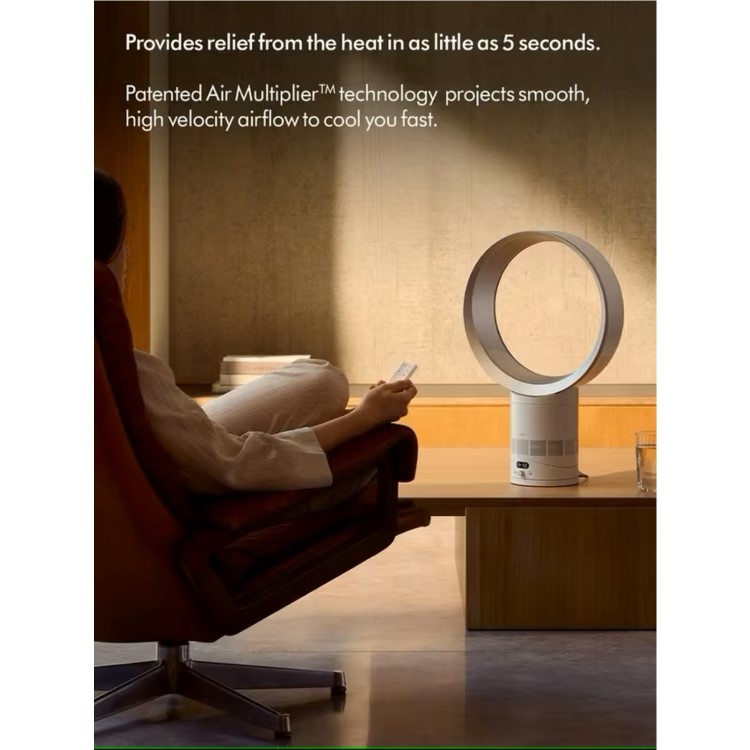 Dyson AM12 Smart Cooling Fan - White/Silver