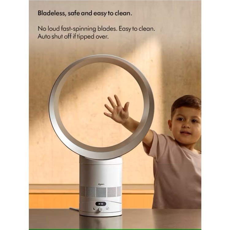Dyson AM12 Smart Cooling Fan - White/Silver