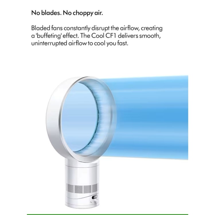 Dyson AM12 Smart Cooling Fan - White/Silver
