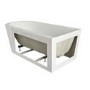 GRADE A1 - Freestanding Single Ended Left Hand Fluted Corner Bath 1650 x 800mm - Amaro