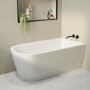 GRADE A1 - Freestanding Single Ended Right Hand Corner Bath 1500 x 800mm - Amaro