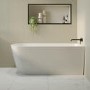 GRADE A1 - Freestanding Single Ended Right Hand Corner Bath 1500 x 800mm - Amaro