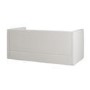 Cream Fabric Single Day Bed with Trundle - Amie