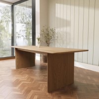 Large Rustic Oak Extendable Dining Table - 180 - 220cm - Seats 6 - 8 - Mia Large Rustic Oak Extendable Dining Table - 180 - 220cm - Seats 6 - 8 - Mia