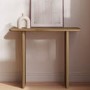 Slim & Narrow Rustic Oak Console Table - Mia