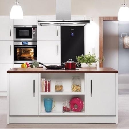 Amica 25L 900W Built-in Microwave with Grill - Stainless steel