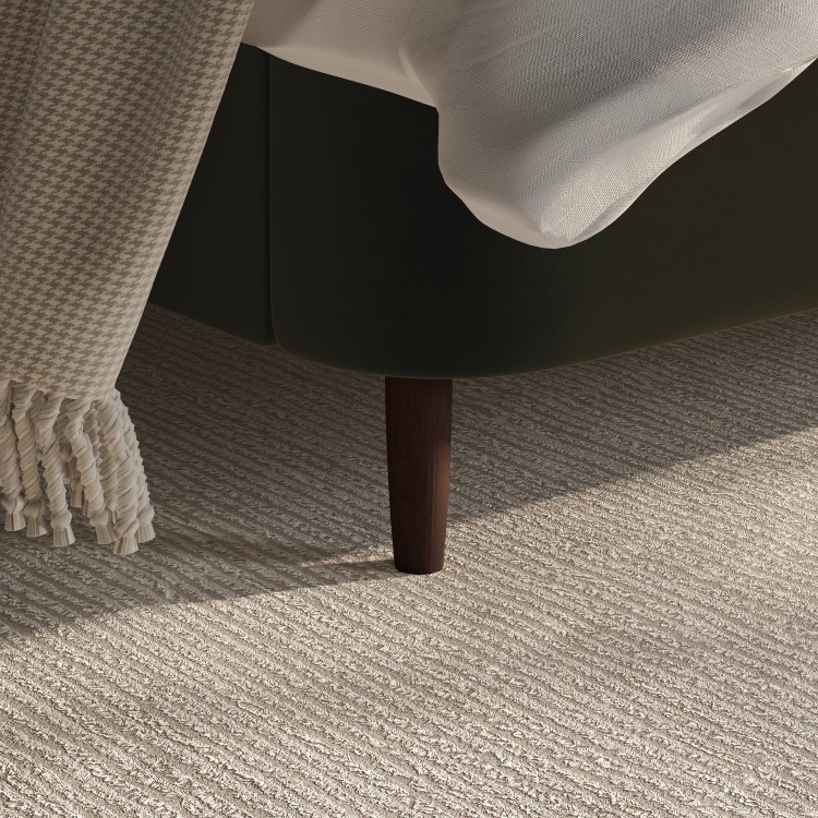 Olive Green Velvet Double Ottoman Bed With Legs - Amara