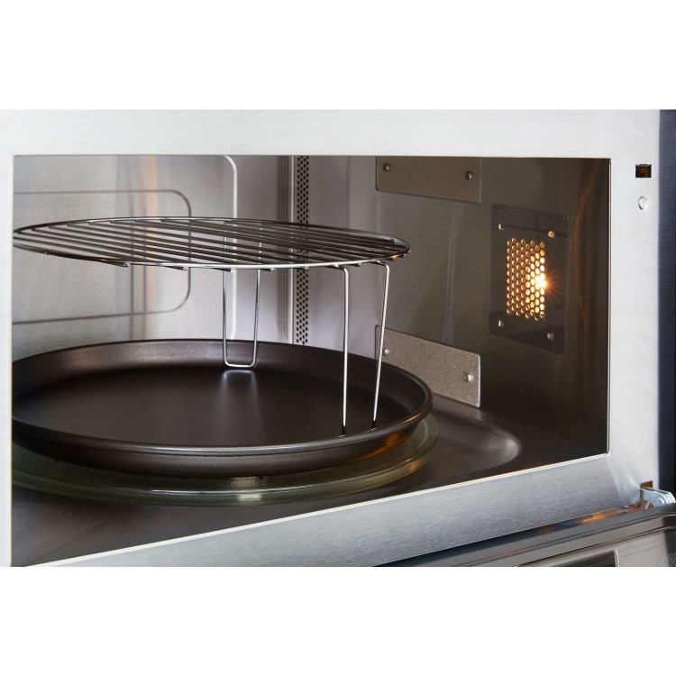 Whirlpool AMW730IX Absolute 31 Litre Built-In Microwave And Grill - Stainless Steel