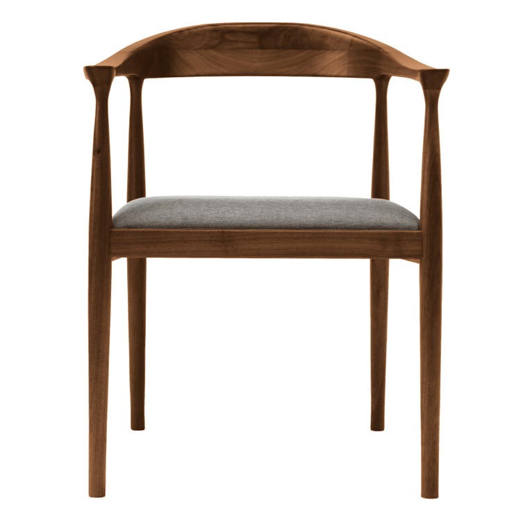Solid Walnut Carver Dining Chair - Anders