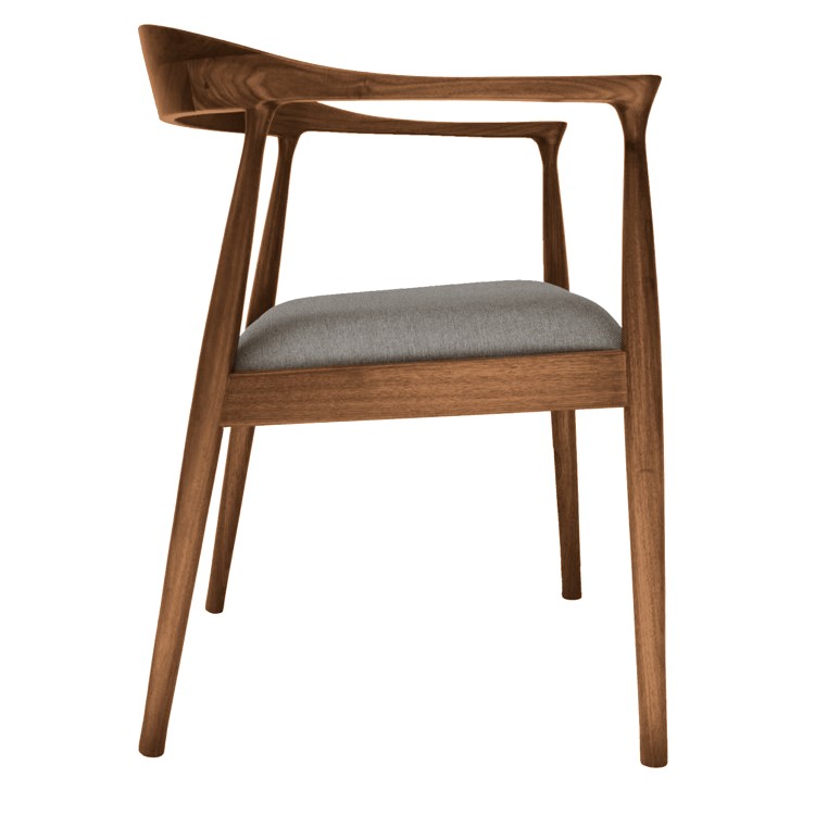 Solid Walnut Carver Dining Chair - Anders