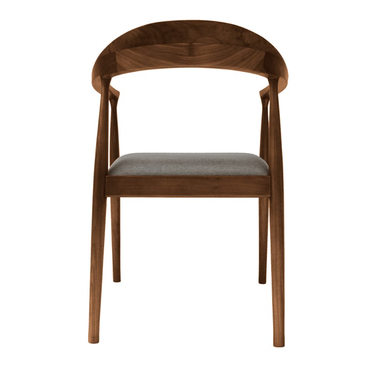 Solid Walnut Carver Dining Chair - Anders