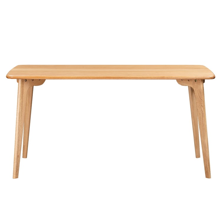Large Oak Modern  Dining Table - Seats 4 - Anders
