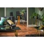 LPD Antibes Black High Gloss Lamp Table with Polished Gold Legs