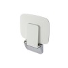 GRADE A1 - White and Chrome Shower Seat