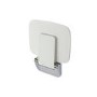 GRADE A1 - White and Chrome Shower Seat