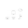 GRADE A1 - White and Chrome Shower Seat