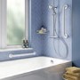 White Grab Rail  600 x 81mm - Croydex