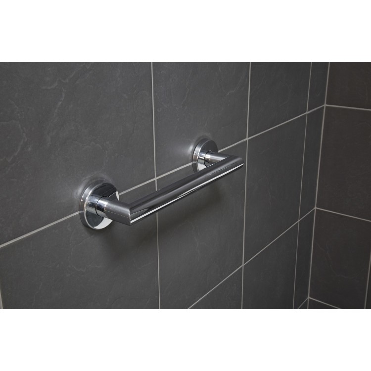 Chrome Grab Rail 300 x 81mm - Croydex