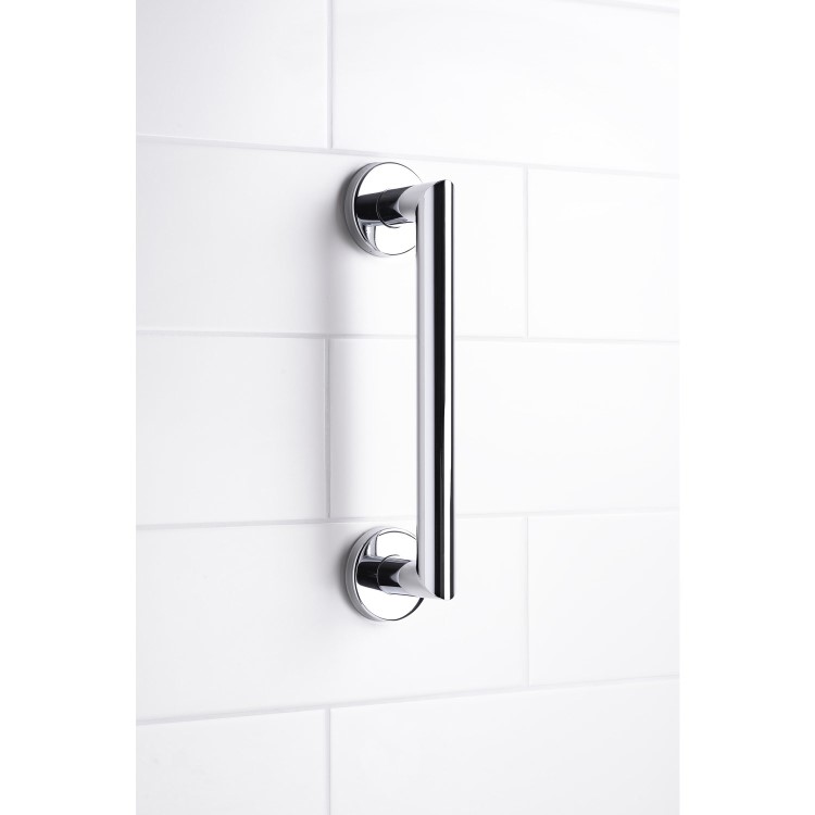 Chrome Grab Rail 300 x 81mm - Croydex