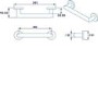 Chrome Grab Rail 300 x 81mm - Croydex