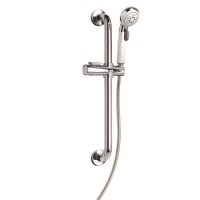 Croydex Chrome  Round Adjustable Height Slide Rail Kit with Hand Shower Croydex Chrome  Round Adjustable Height Slide Rail Kit with Hand Shower