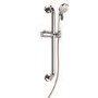 Croydex Chrome  Round Adjustable Height Slide Rail Kit with Hand Shower