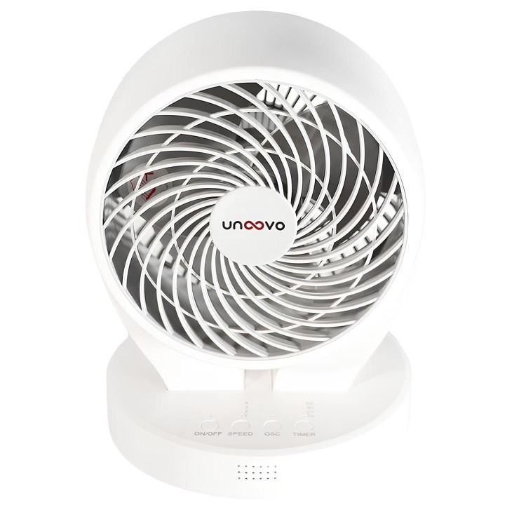 7 Inch Oscillating Desk Fan - Powerful & Compact