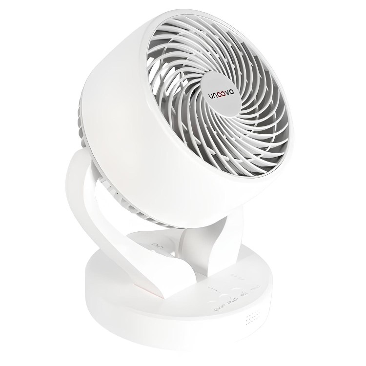 7 Inch Oscillating Desk Fan - Powerful & Compact