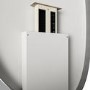 GRADE A1 - Pebble Backlit Bathroom Mirror with Battery Operated Lights 600 x 1000mm- Apollo