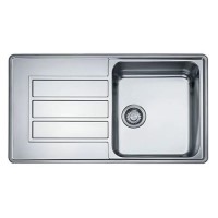 Franke Single Bowl Kitchen Sink with Drainer - Stainless Steel